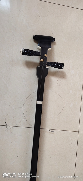 黑檀纯黑二胡 坠琴杆子