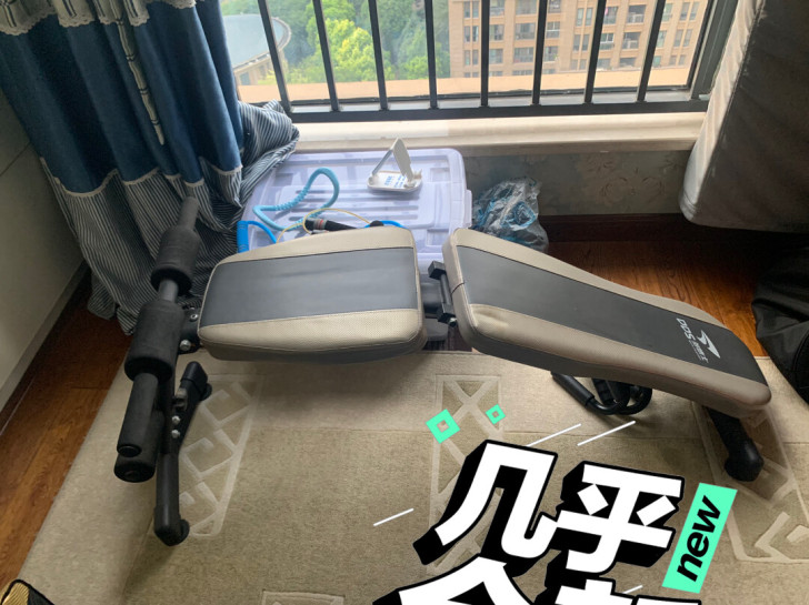德士仰卧板仰卧起坐健身器材家用 多功能收腹...