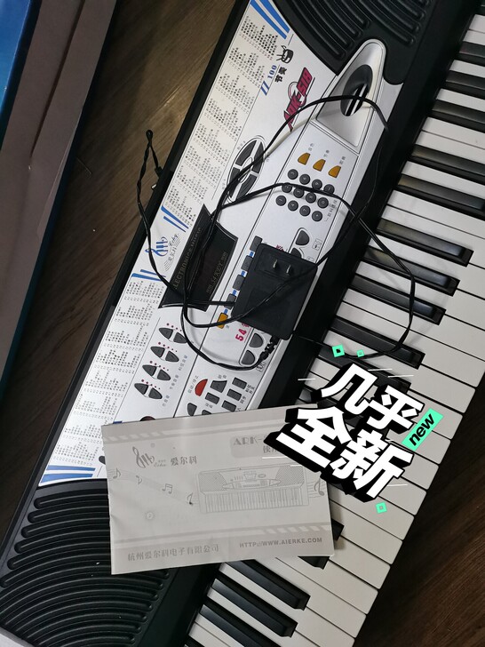 家中多余的爱尔科54键电子琴出手，音色优美...