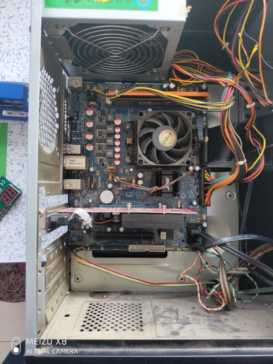 电脑套装，杰微C61主板 AMDx245双...