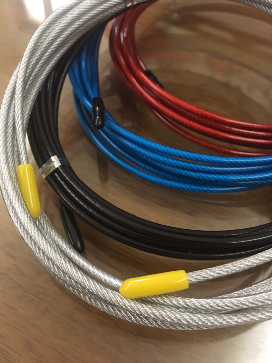 全新跳绳备用钢丝绳替换绳2.5毫米不打结