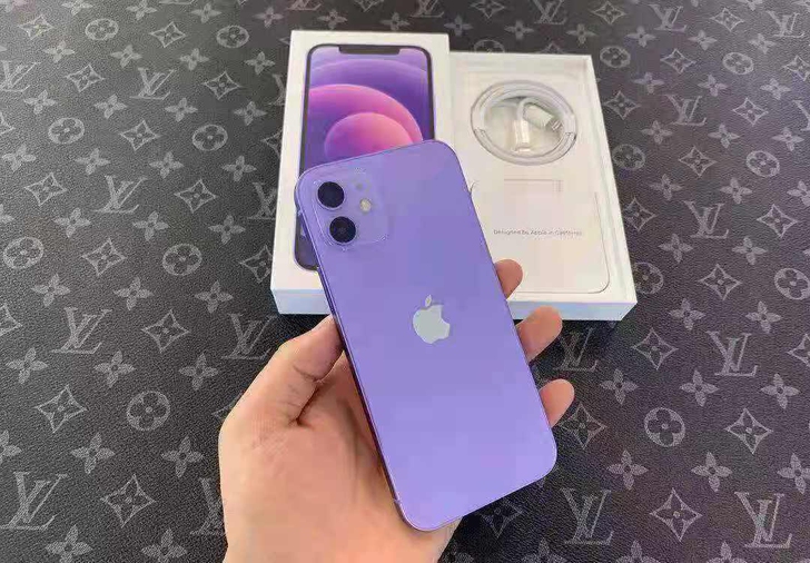 苹果12，紫色，个人使用，128G，功能一...