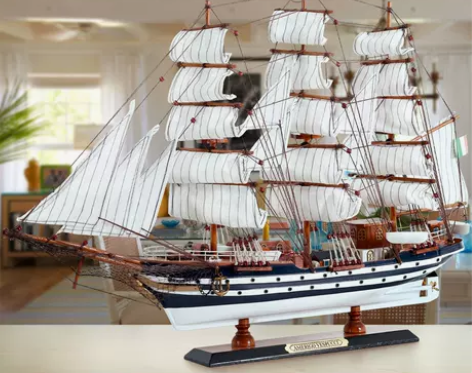 【618狂欢价】【618大促】地中海帆船模...