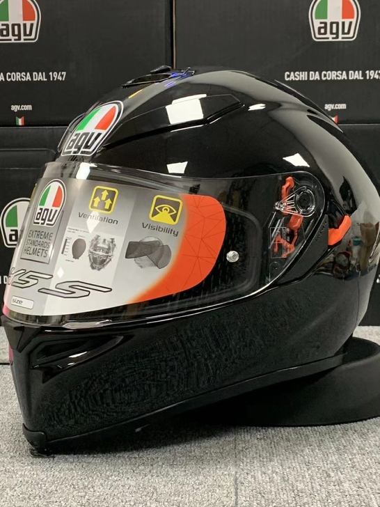 k5s  亮黑光头 玻璃钢材料