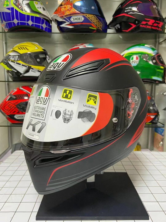 AGV头盔K1全盔   玫瑰红 宠物园  ...