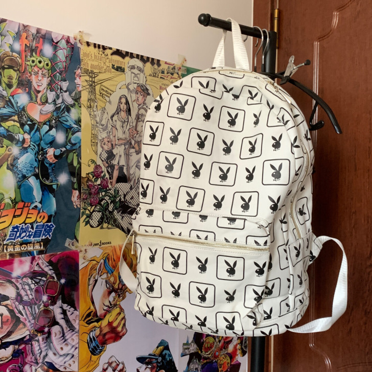 y2k双肩包 花花公子 vintage古着...