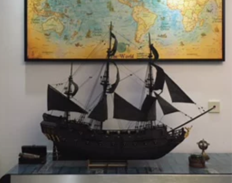 黑珍珠号 加勒比海盗船 杰克船长 座驾船长...