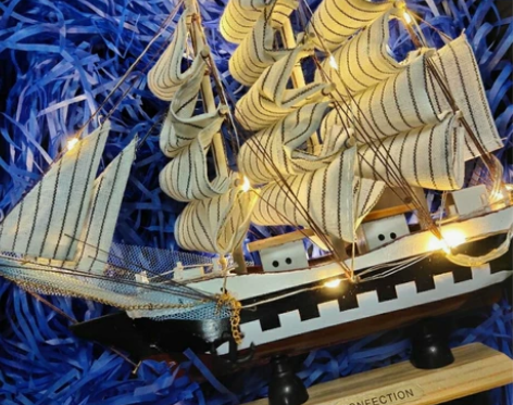 【低价处理】帆船模型男生日礼物女生闺蜜创意...