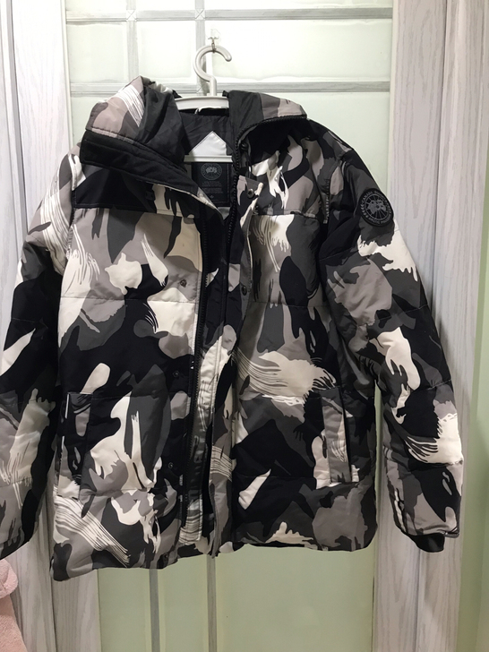 男士迷彩羽绒服xl码相当于180码一千多买来