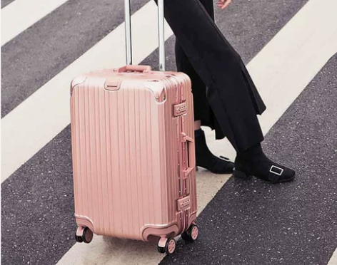 游乐者拉杆箱行李箱铝框旅行箱万向轮20女男...