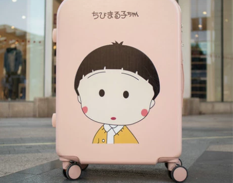 全新 22寸粉色小丸子拉杆箱 新旧程度 全...