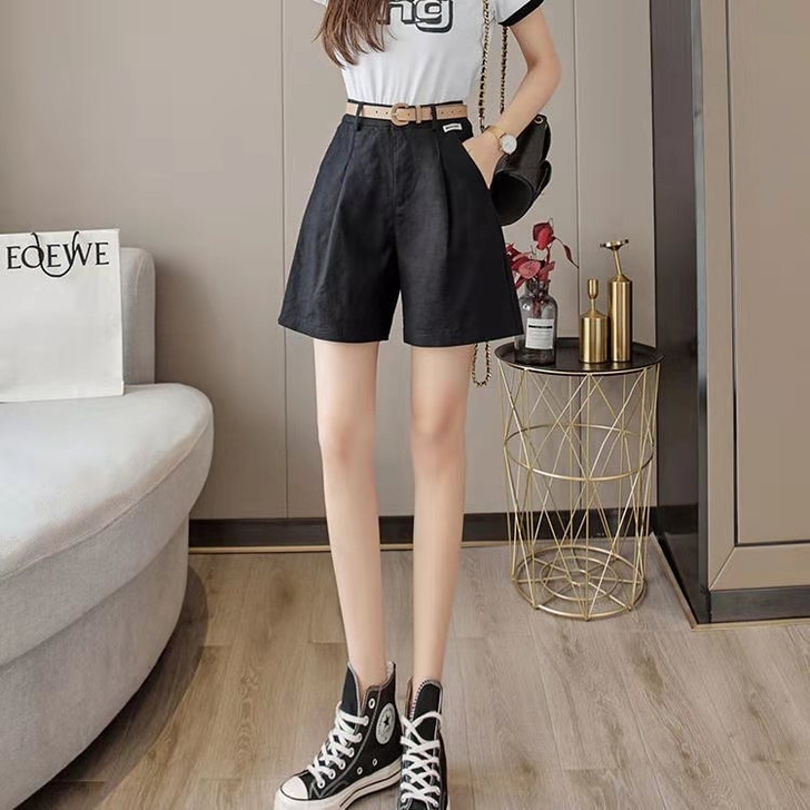 全新包邮 纯棉 工装短裤女宽松2021新...