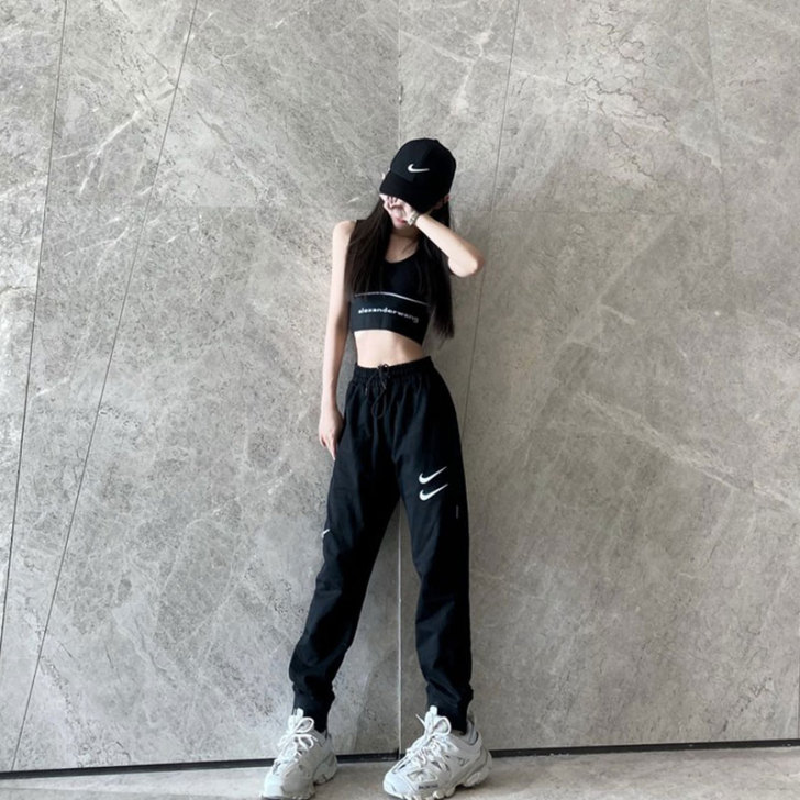 Nike耐克裤子男冬季新款运动裤收口小脚情...