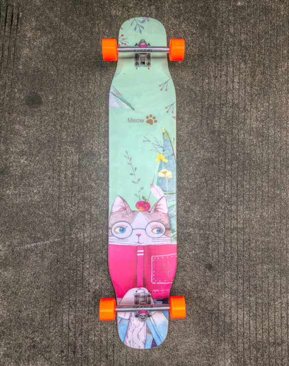 全新喵MIAO猫咪长板舞板滑板专业板