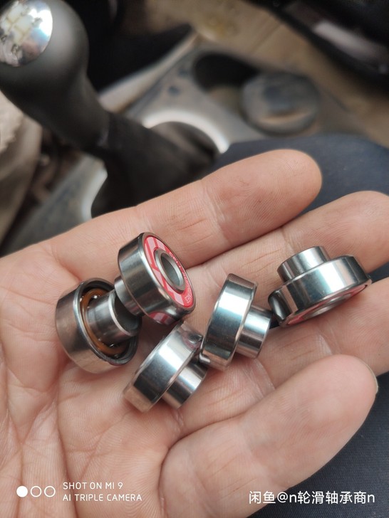 高速长板一体轴滑板漂移板长板轴承608