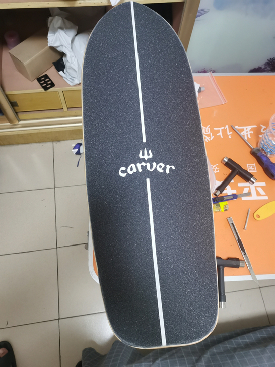 处理几套9新carver陆地冲浪板，sm绿...