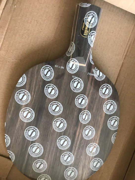 全新斯蒂卡黑檀7乒乓球拍底板，有钢印，底板...