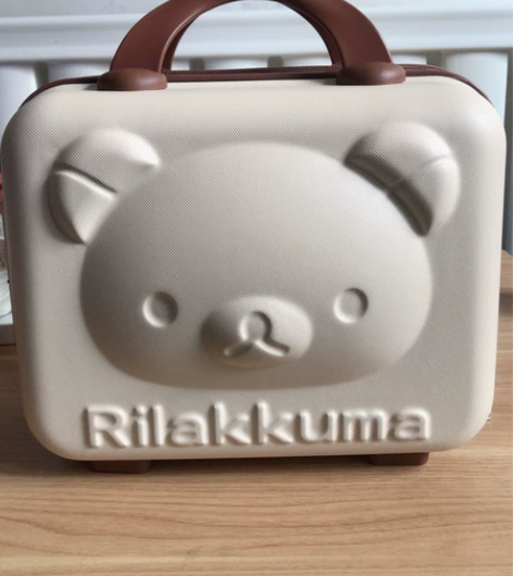 卡通小熊手提箱行李箱   可爱迷你14寸密...