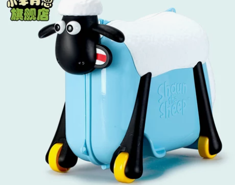 小羊肖恩旅行箱 儿童户外旅行箱 儿童行李箱...