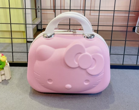 手提行李箱2022新款化妆小箱子14寸卡通...