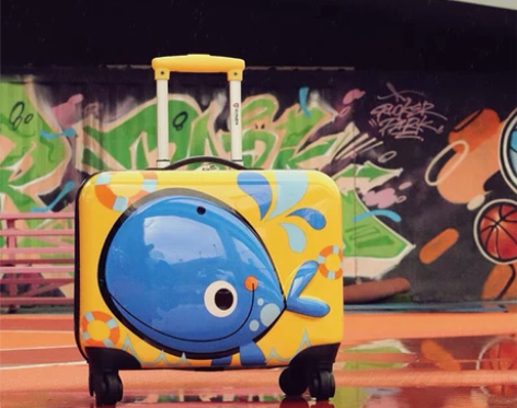 全新。银座儿童拉杆箱男小学生可爱旅行箱女网...