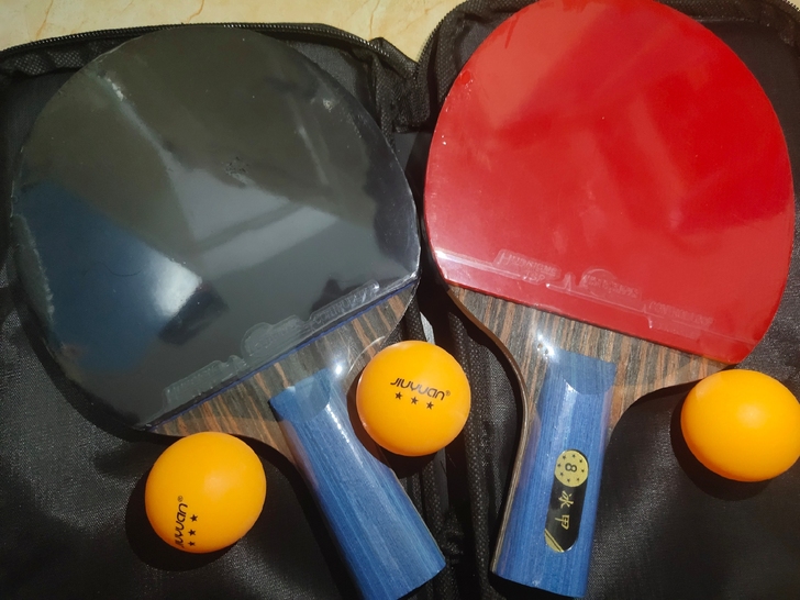 全新闲置比赛专用8星乒乓球拍横拍直拍训练专...