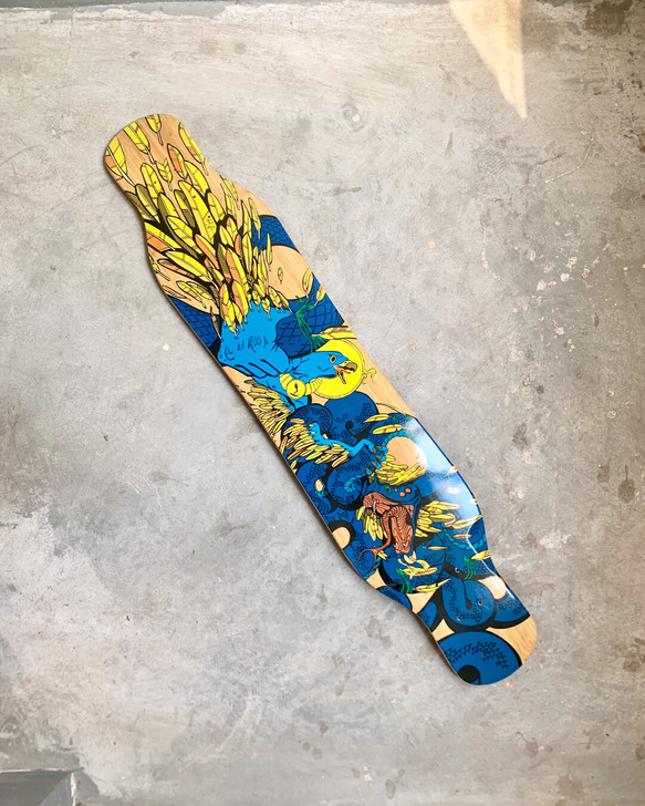 圣甲虫长板舞板板面盘RA系列玻纤长板