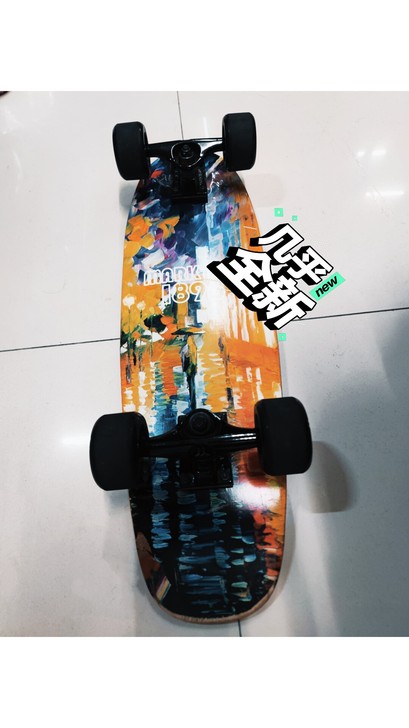 刷街大鱼板小鱼板男女生儿童代步成人四轮陆地...