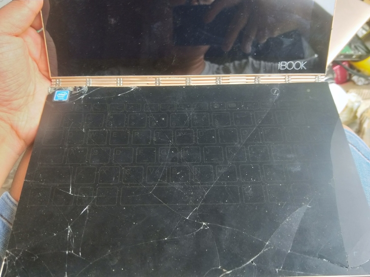 联想笔记本电脑,好像是yb1-x91f的型...