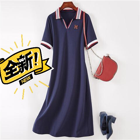 包邮气质休闲百搭运动连衣裙女2021夏季新...