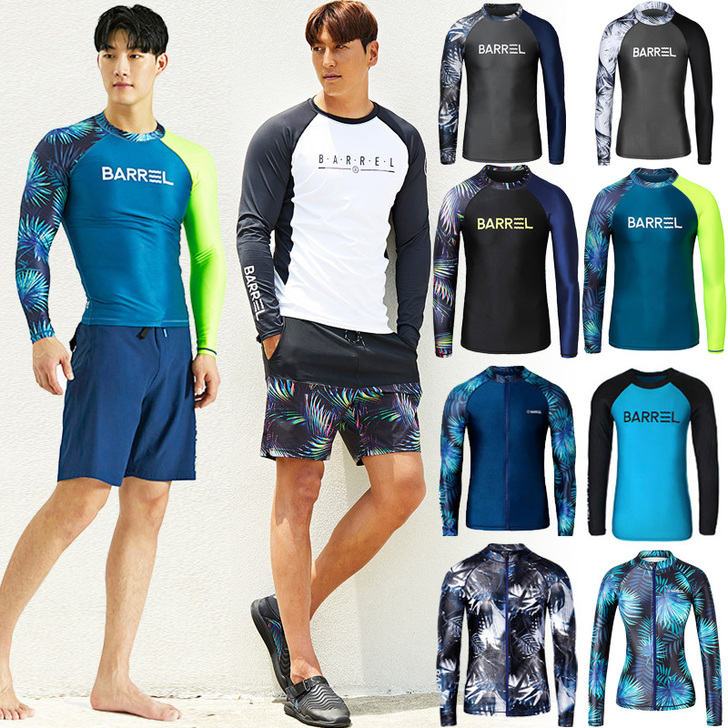 韩国潜水服男士水母衣浮潜服分体防晒成人长袖...