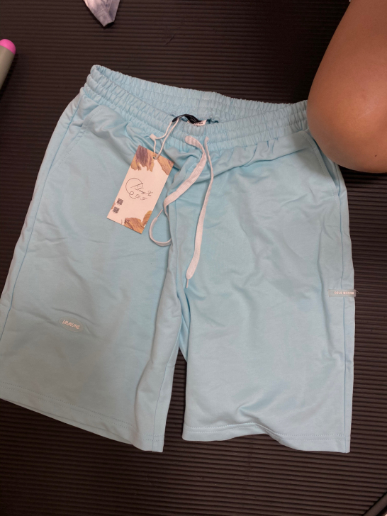 夏季2021新款运动短裤女宽松高腰显瘦大长...