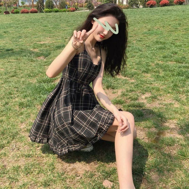 (亏本清仓)包邮价!复古桔梗裙收腰仙女森系...
