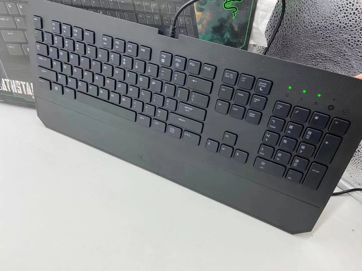 Razer雷蛇 噬魂金蝎薄膜键盘绿光版/幻...