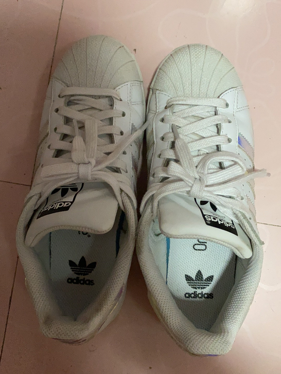 Adidas 阿迪达斯 贝壳头 镭射 38码