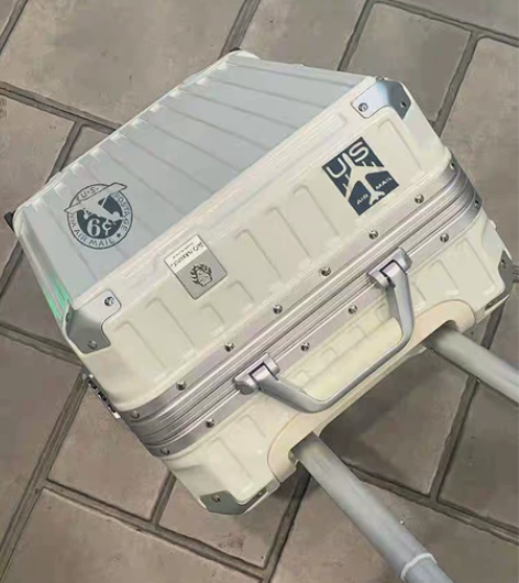 出口日本漫游行李箱铝框拉杆箱男商务登机旅行...