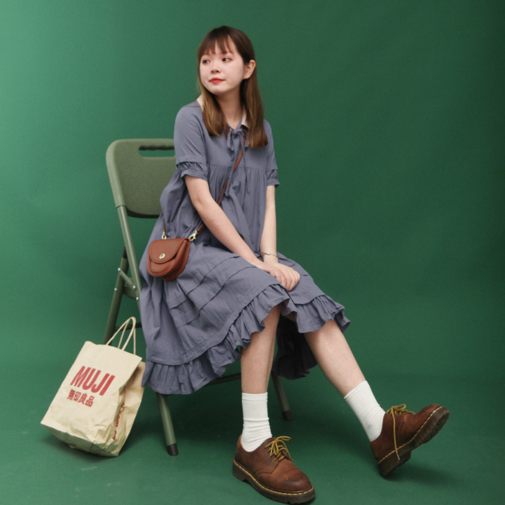 娃娃裙仙女甜美chic日系温柔风桔梗裙子森...