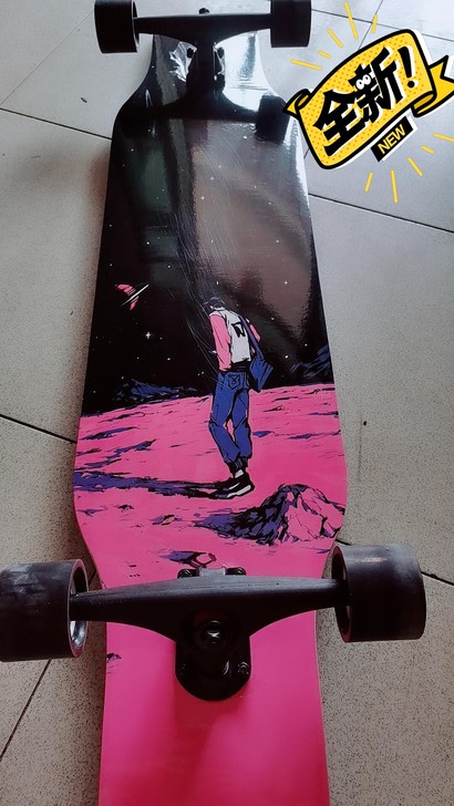 全新 [低价转手]专业木雪长板滑板男女生刷...