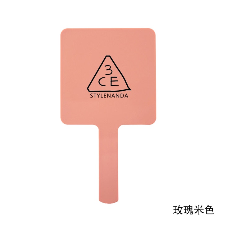 3ce化妆镜手持镜子网红ins风小手拿香奈...