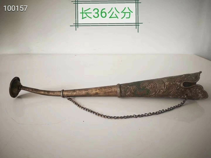 下乡收来清代铜号一个，保存完好。
