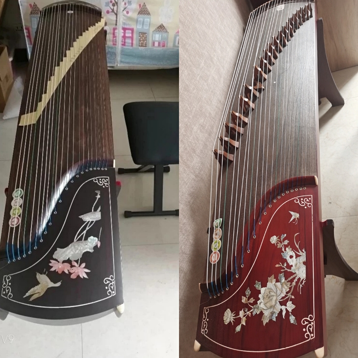 敦煌古筝宏声古筝琼花古筝处理，原来开店的，...