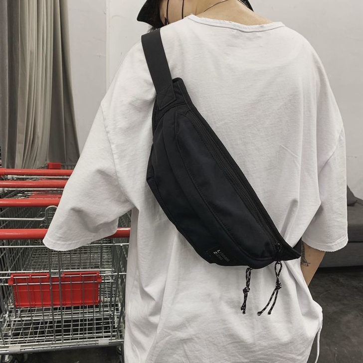 全新潮流胸包男士ins日韩潮牌运动学生单肩...