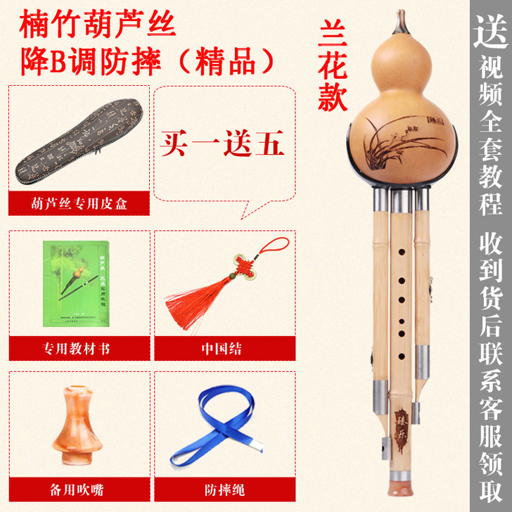 葫芦丝乐器初学者防摔c调小学生入门成人降b...