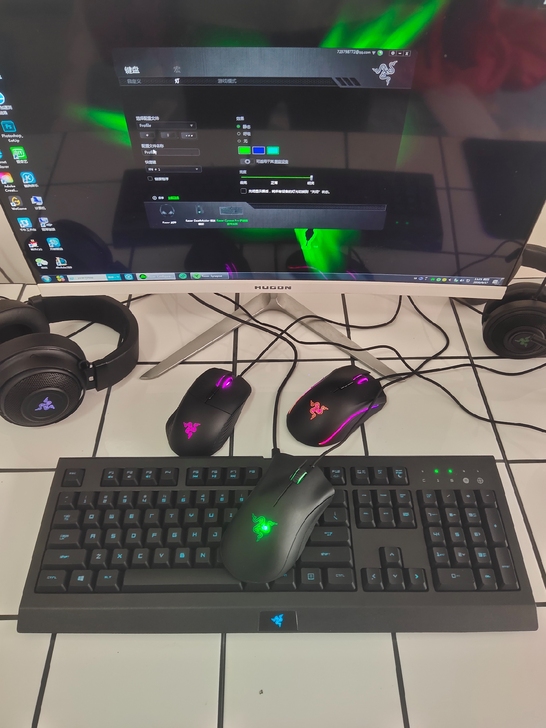 雷蛇萨诺狼蛛宏编辑薄膜键盘电脑游戏办公薄膜...