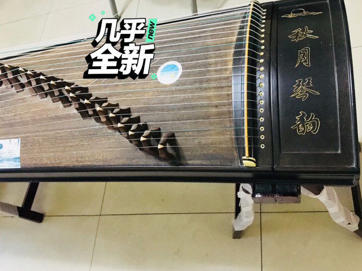 自家九成新古筝（未拆吊牌）转让，送琴架、扳...