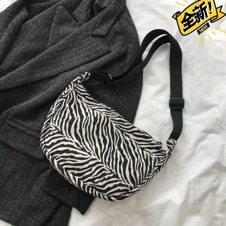 ［工厂清仓］全新斑马纹帆布包特价8.8包邮