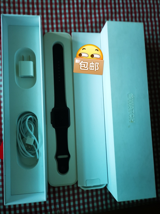 苹果wotch（7000）初代手表黑色原盒...