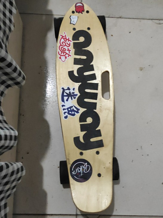 anyway迷鱼枫木小鱼板香蕉板代步迷你板...