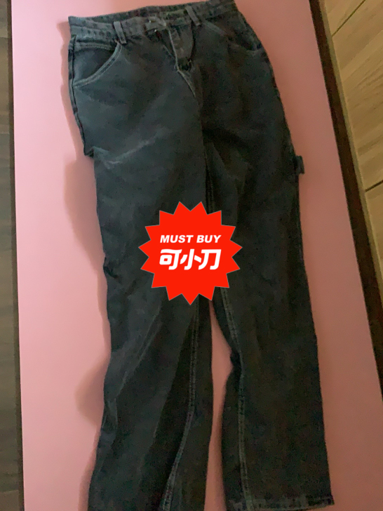 bm风深灰色拖地牛仔裤 转手原因 裤子太多...