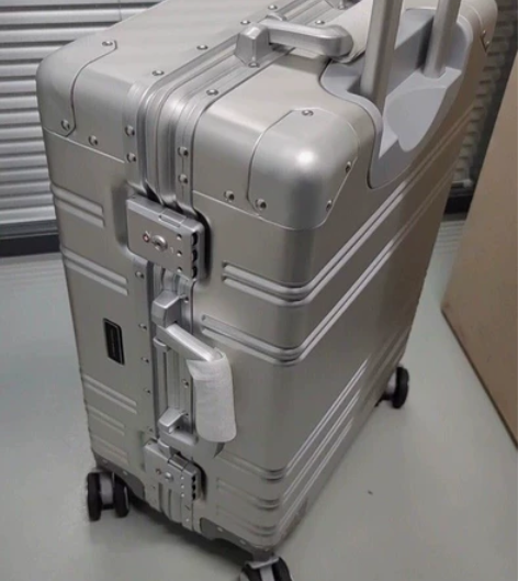 【工厂尾单】20寸银座全铝 拉杆箱行李箱登...